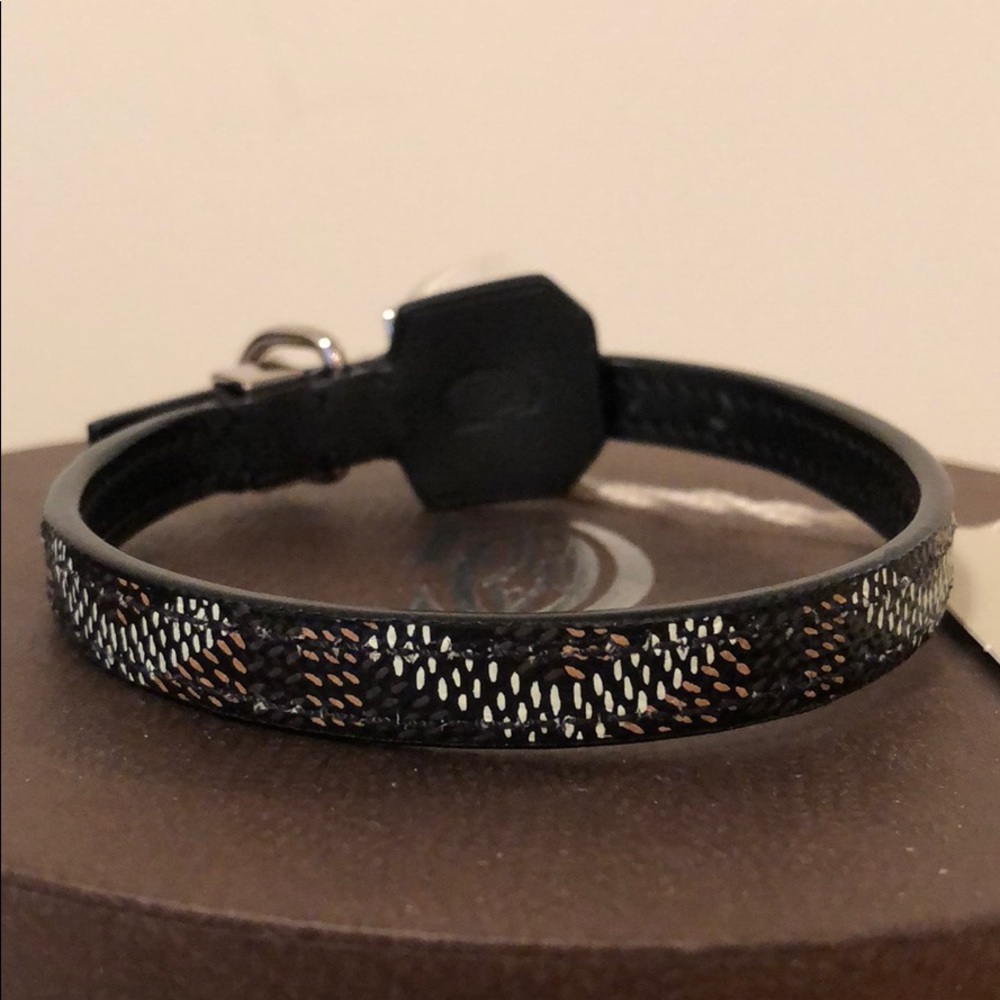 NWT Goyard Black Edmond Dog Collar T0